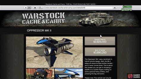 It also destroys enemy air vehicles and enemy motorcycles better. . Oppressor mk2 price